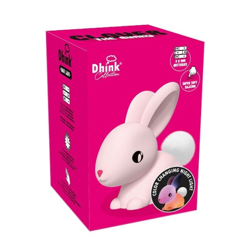 Luz de Presença Coelho Rosa