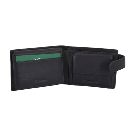 Carteira em pele com presilha Sporting preto Scp3286-01