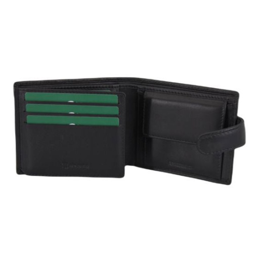 Carteira em pele com presilha Sporting preto Scp3280-01