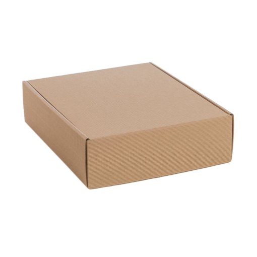 Caixa em Cartão Cabaz Kraft 27,5x33,5x9cm Horizontal
