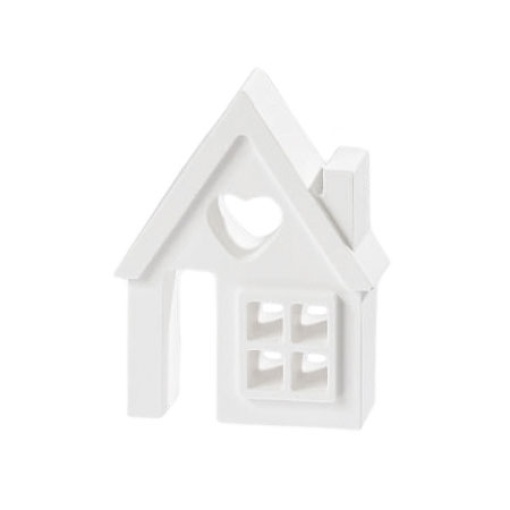 Molde de silicone para gesso casa 6,5x5x1,5cm Hobby Fun
