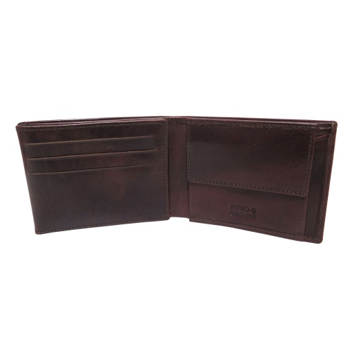 DIPELLE brown leather wallet