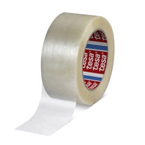 Fita Adesiva para Embalagem 132mx50mm PET Transparente TESAPACK ECO&STANDARD 60418
