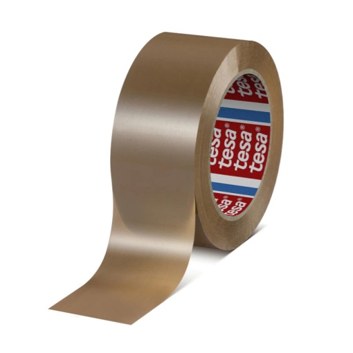 Fita Adesiva para Embalagem 132mx50mm PET Castanho TESAPACK ECO&STANDARD 60418