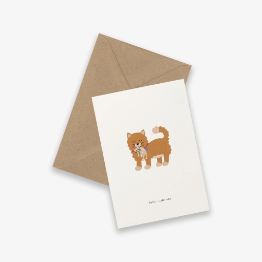 Postal KARTOTEK Baby CAT "Hello LITTLE One"