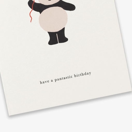 Postal KARTOTEK Panda "Have a Pantastic Birthday"