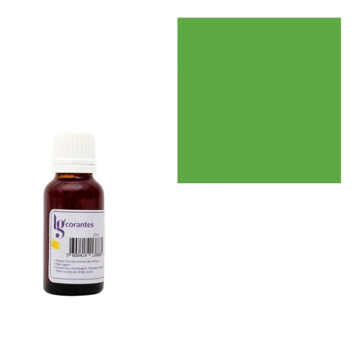 Corante Hidrossolúvel Verde Menta 20ml