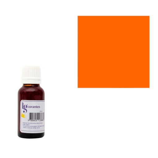 Corante Hidrossolúvel Laranja 20ml