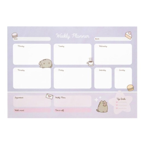 Planificador Semanal A3 PUSHEEN Moments