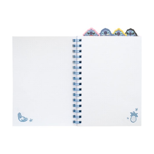 Caderno A5 Pautado Espiral DISNEY Stitch Tropical