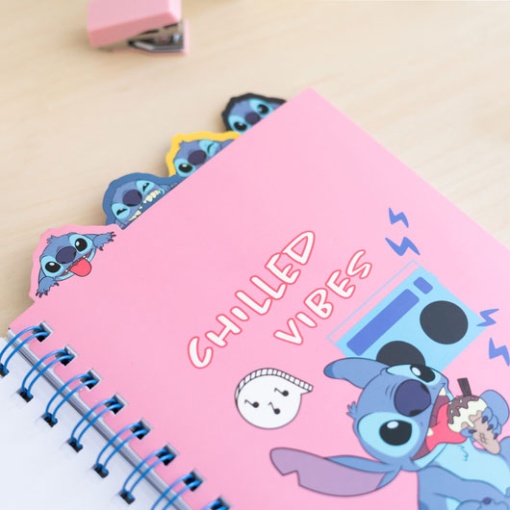 Caderno A5 Pautado Espiral DISNEY Stitch Tropical