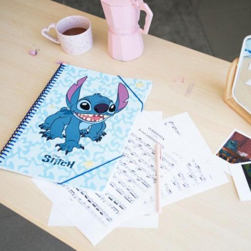 Portefólio Disney Stitch A4 30 bolsas