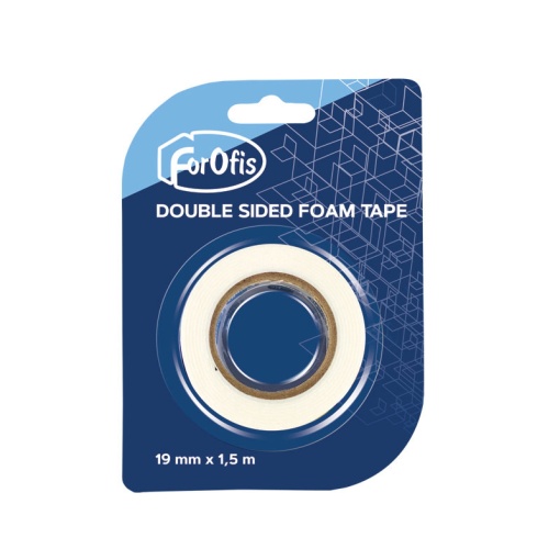 Fita Bi-adesiva Espuma 1,5mx19mm FOROFIS 91399