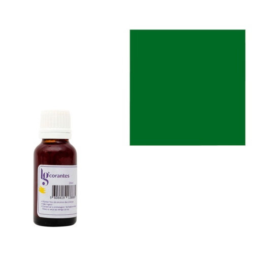 Corante Hidrossolúvel Verde Esmeralda 20ml