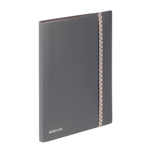 Portefólio VIQUEL Business Class A4 30 Bolsas Cinza Antracite