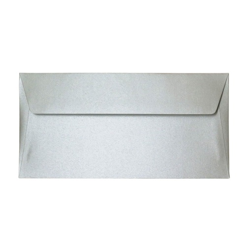Envelope Metalizado SIMPLY DL 110x220mm Luxus Prateado 10 unidades