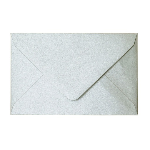Envelope Metalizado SIMPLY B7 90x140mm Luxus Prateado 10 unidades