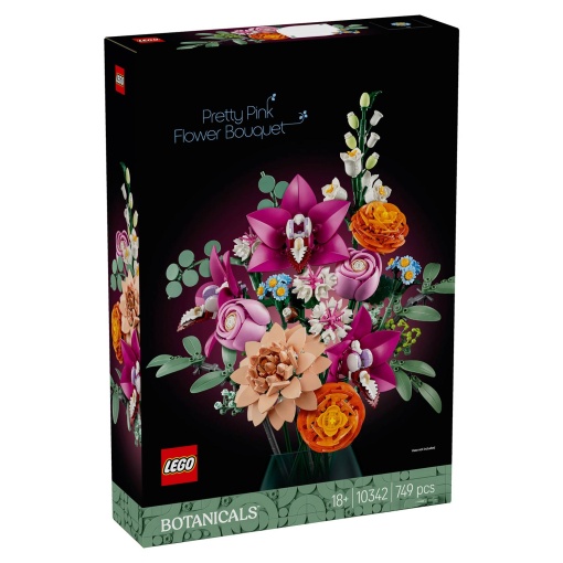 LEGO Botanical Collection Buquê de Flores Cor-de-Rosa Elegante 10342