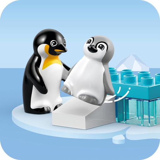 LEGO Duplo Família de Animais Selvagens: Pinguins e Leões 10442