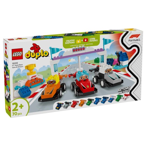 LEGO Duplo F1 Carros e Pilotos das Equipas 10445