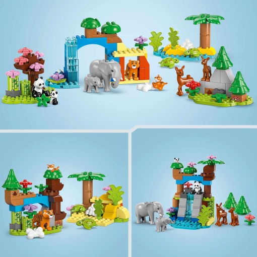 LEGO Duplo Família de Animais Selvagens 3-em-1 10446