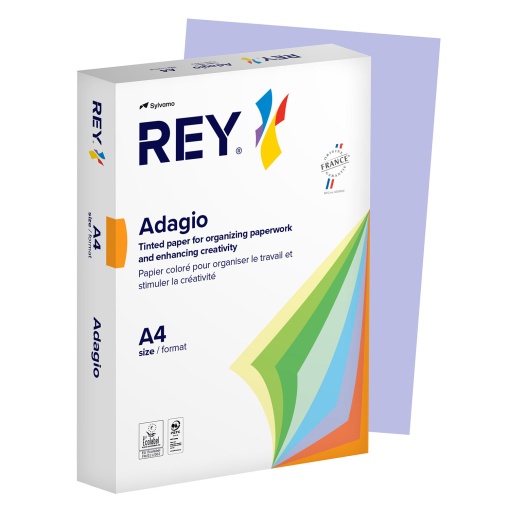 Papel fotocópia colorido A4 80g ADAGIO lavender 61-I