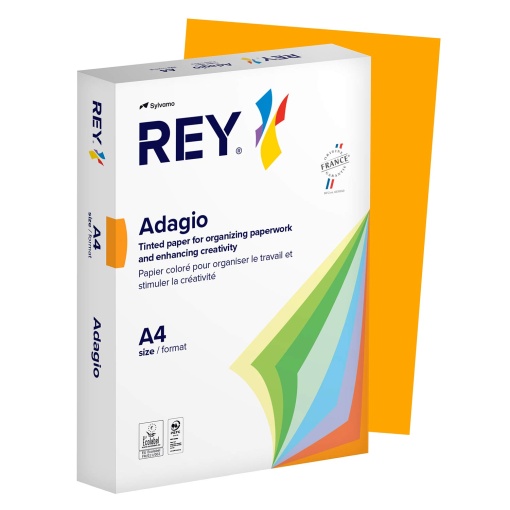 Papel fotocópia colorido A4 80g ADAGIO pumpkin 70-I
