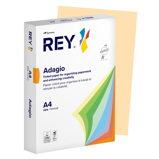Papel fotocópia colorido A4 80g ADAGIO sand 38