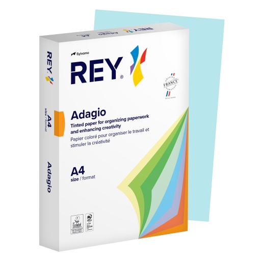 Papel fotocópia colorido A4 80g ADAGIO sky 86