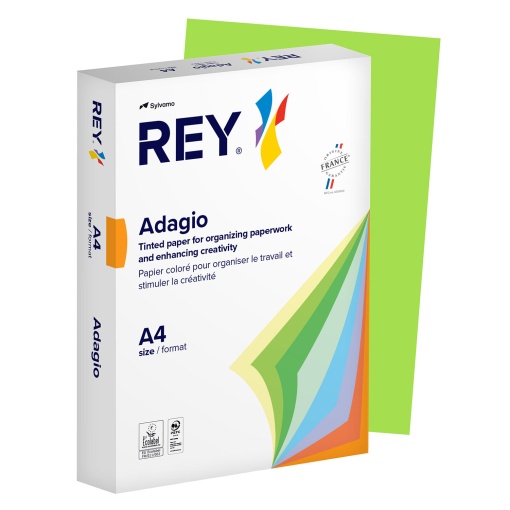 Papel fotocópia colorido A4 80g ADAGIO spring green 16-I