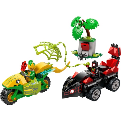 LEGO MARVEL Spin e Electro - Perseguição em Veículos Dinossauros 11198