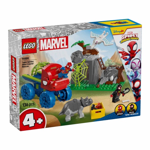 LEGO MARVEL Equipa Spidey - Resgate com Veículo Dinossauro Todo-o Terreno 11199