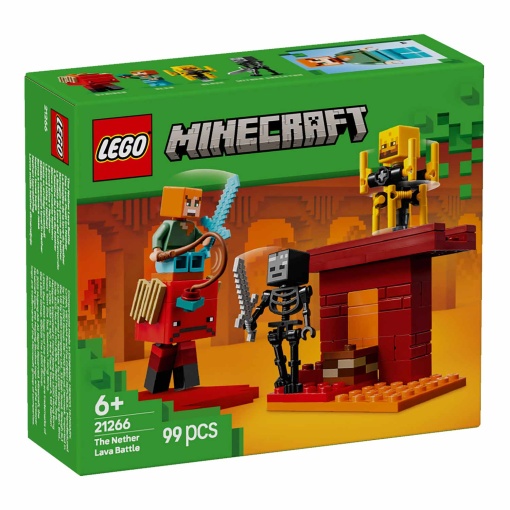 LEGO MINECRAFT A Batalha da Lava do Nether 21266
