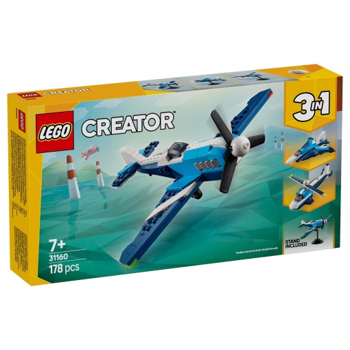 LEGO Creator 3-in-1 Aeronave: Avião de Corrida 31160
