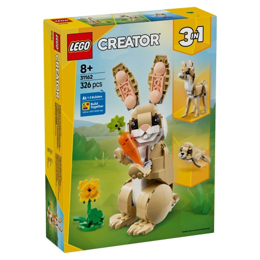LEGO Creator 3-in-1 Coelhinho Adorável 31162