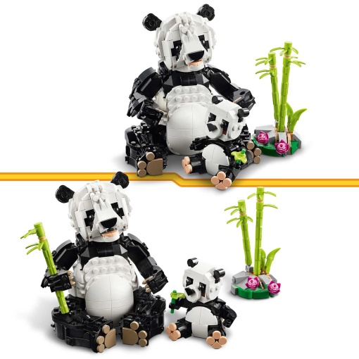 LEGO Creator 3-in-1 Animais Selvagens: Família de Pandas 31165
