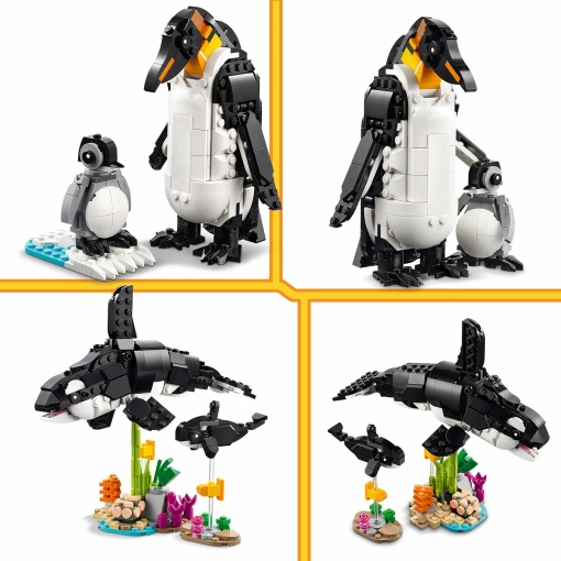 LEGO Creator 3-in-1 Animais Selvagens: Família de Pandas 31165