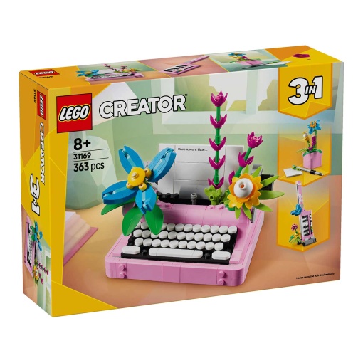 LEGO Creator 3-in-1 Máquina de Escrever com Flores 31169