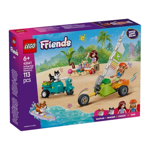 LEGO Friends Cães Surfistas e Aventura de Vespa 42641