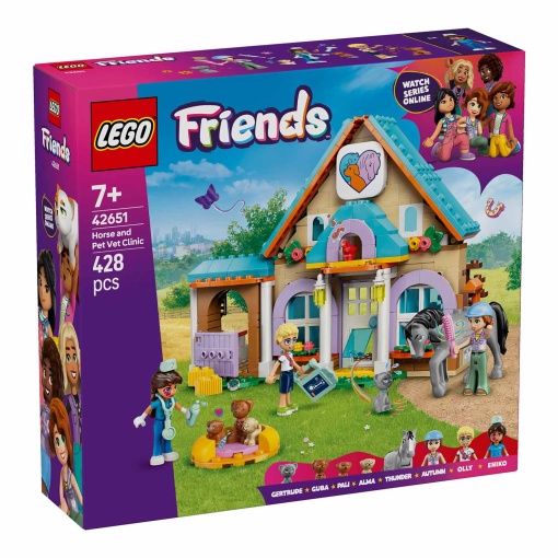 LEGO Friends Clínica Veterinária para Cavalos e Animais de Estimação 42651