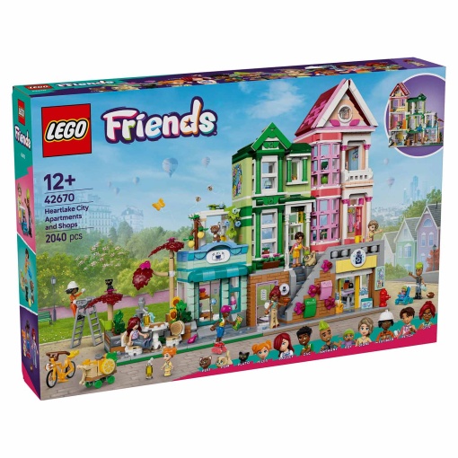 LEGO Friends Apartamentos e Lojas de Heartlake City 42670