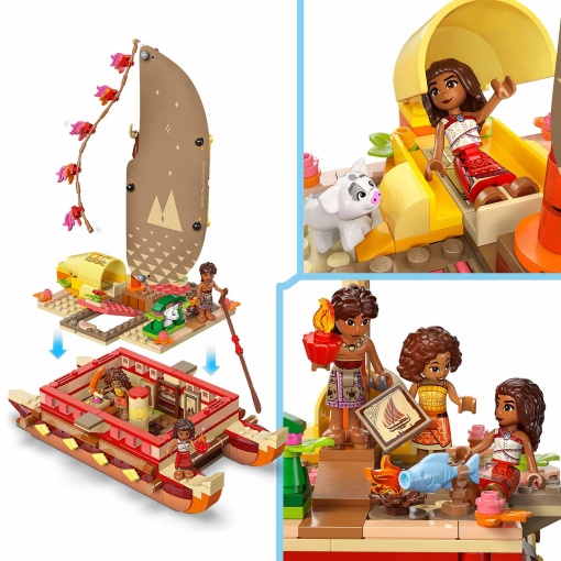 LEGO DISNEY Canoa de Aventuras da Vaiana 43270