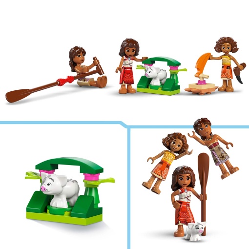 LEGO DISNEY Canoa de Aventuras da Vaiana 43270