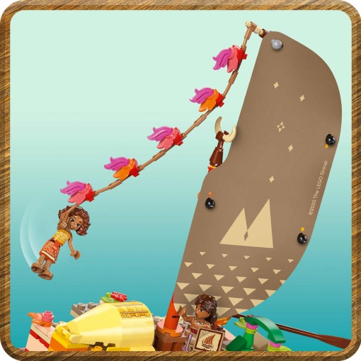 LEGO DISNEY Canoa de Aventuras da Vaiana 43270