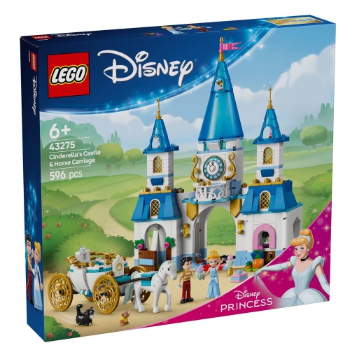 LEGO DISNEY Castelo da Cinderela e Carruagem de Cavalos 43275