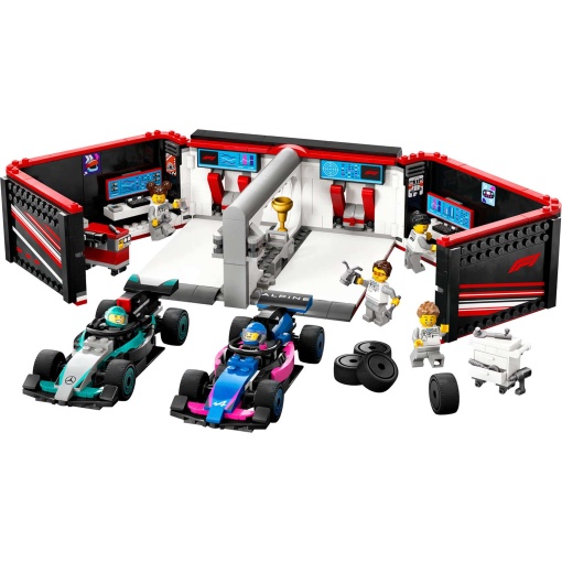 LEGO City Garagem de F1 e Carros da Mercedes-AMG e Alpine 60444