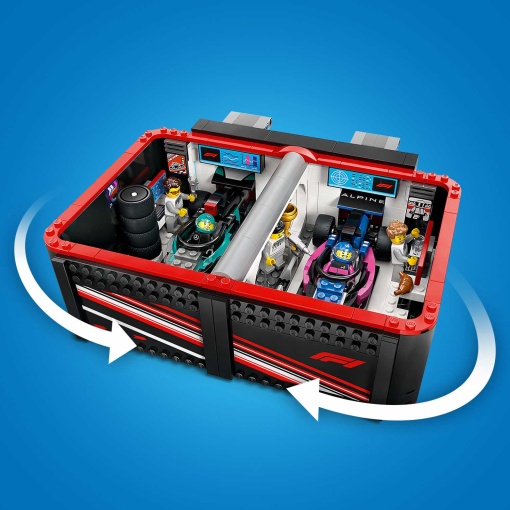 LEGO City Garagem de F1 e Carros da Mercedes-AMG e Alpine 60444