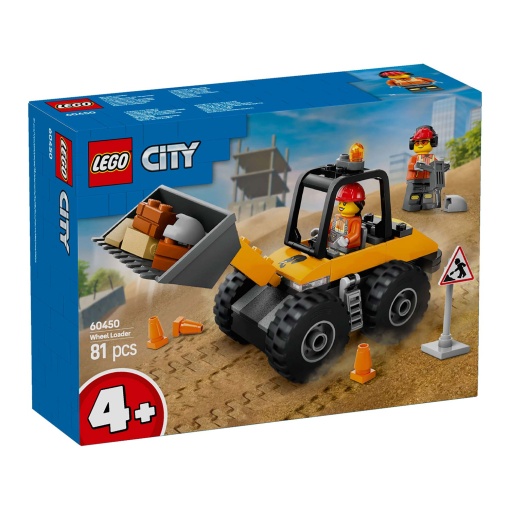 LEGO City Carregadora de Rodas de Construção Amarela 60450