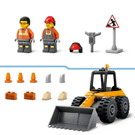 LEGO City Carregadora de Rodas de Construção Amarela 60450