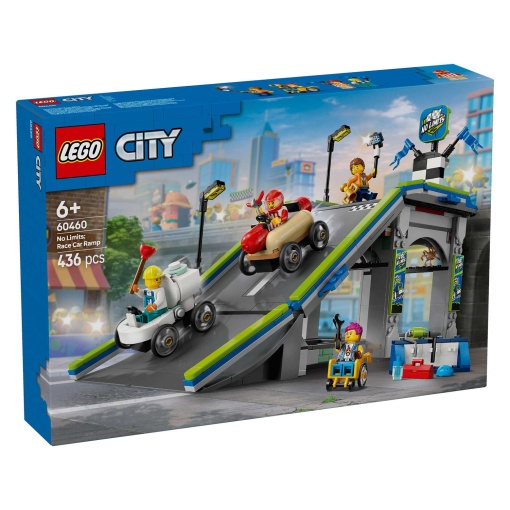 LEGO City Sem Limites: Pista com Rampa para Carros de Corrida 60460
